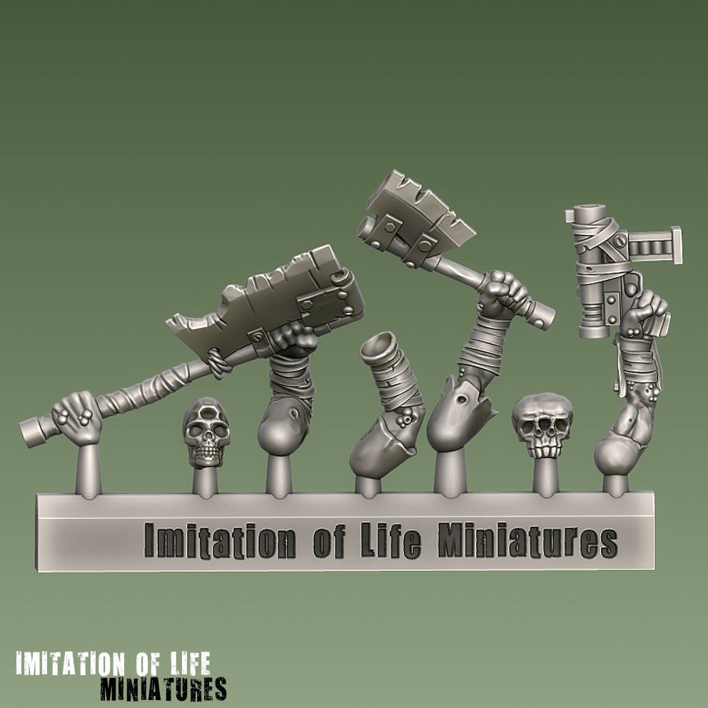 Mutant Melee Arms Sprue 3