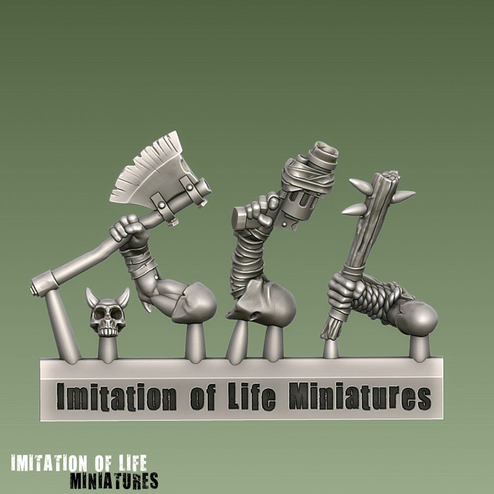 Mutant Melee Arms Sprue 2
