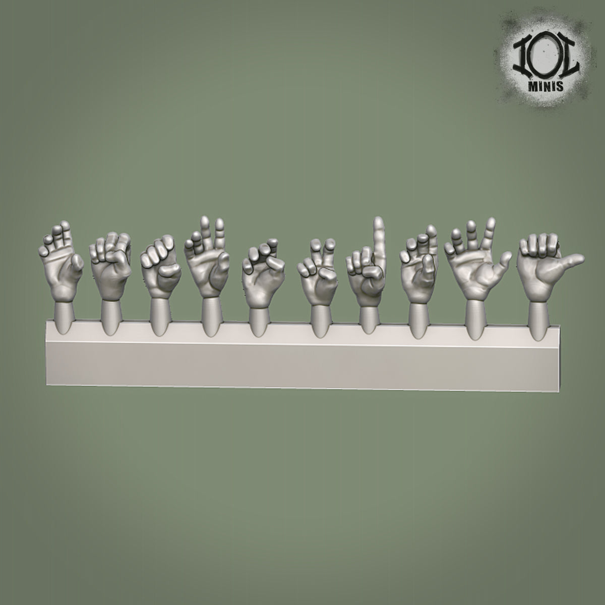 Mutant Hands Sprue