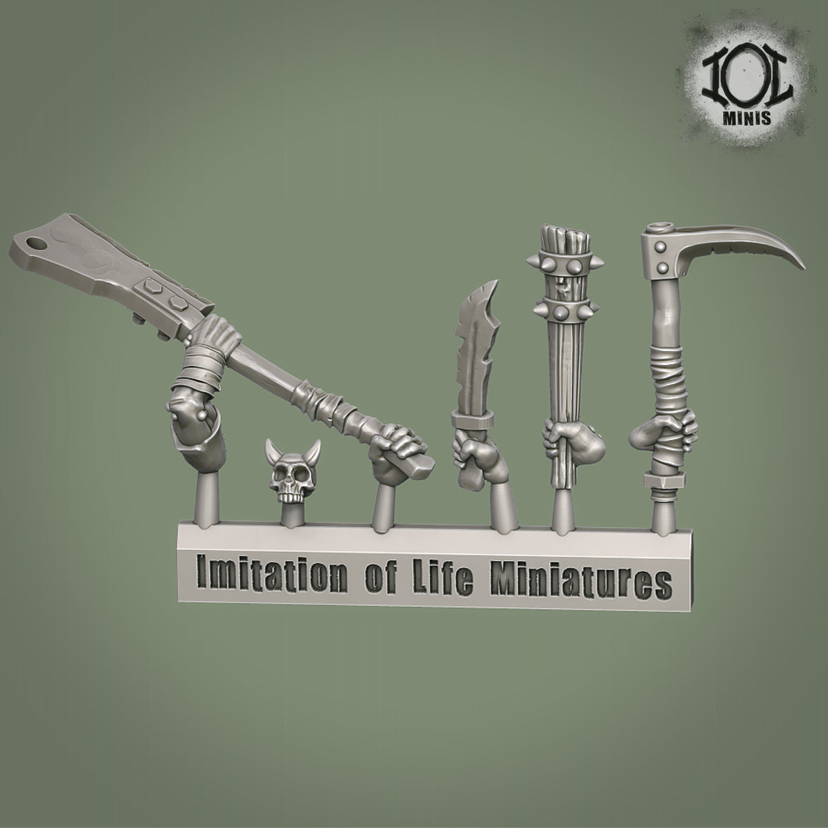 Mutant Melee Arms Sprue 4