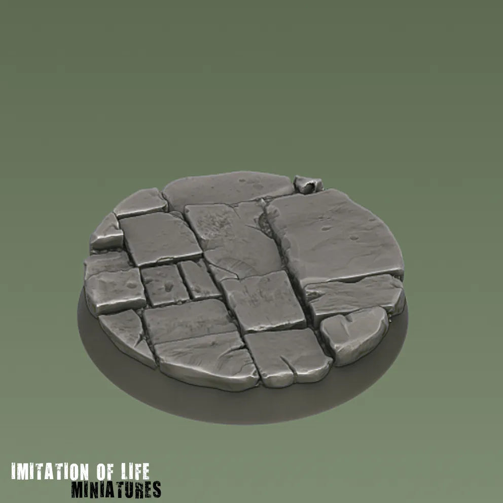 28.5mm Round Flagstone Bases