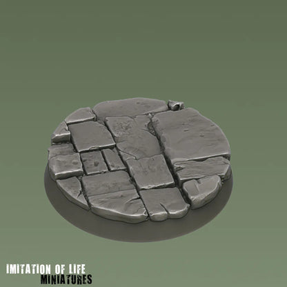 28.5mm Round Flagstone Bases