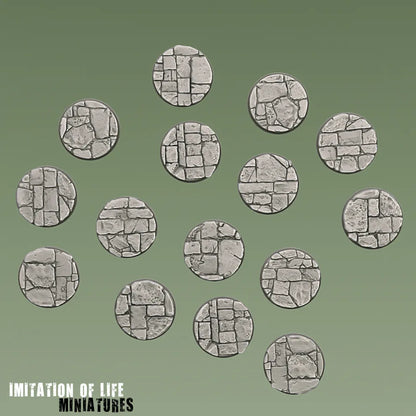 28.5mm Round Flagstone Bases