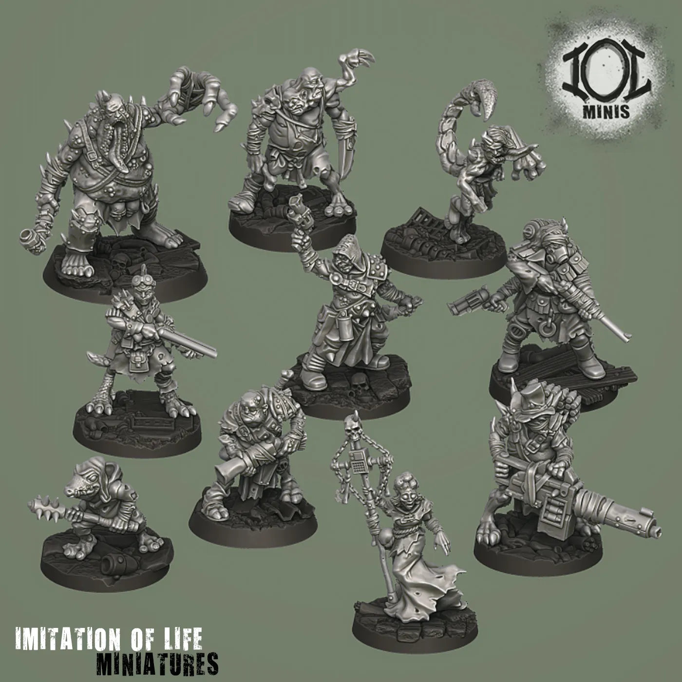 Mutant Warband Bundle 1 Render