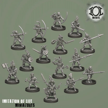 15mm Mercenary Warband dRender