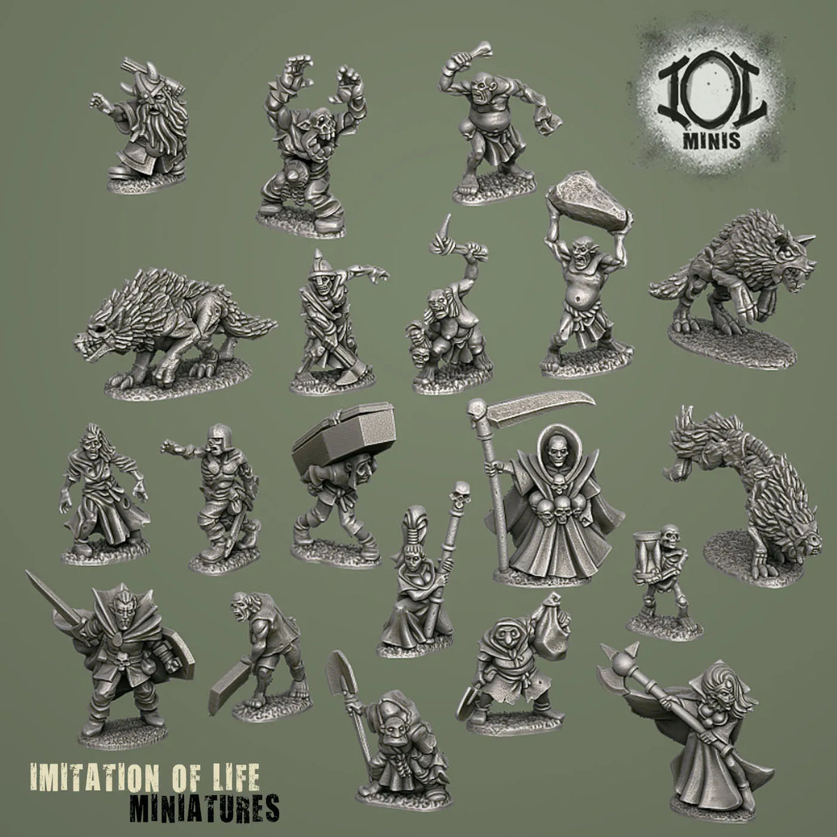 Undead Warband Render