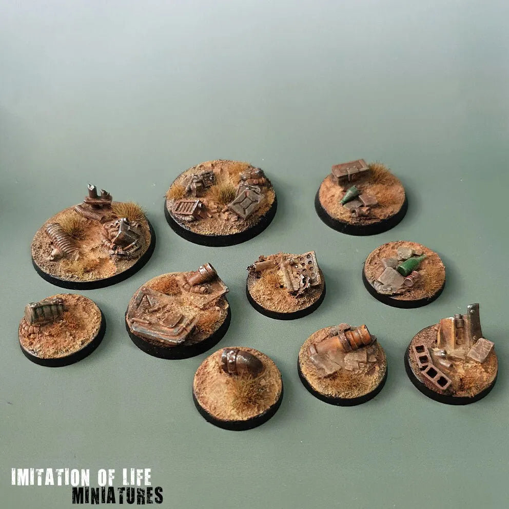 Wasteland Basetoppers set 2 painted