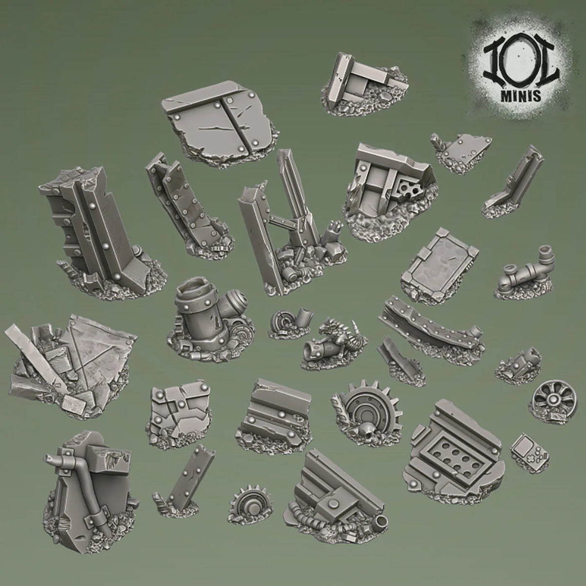 Wasteland Basetoppers set 5 Render