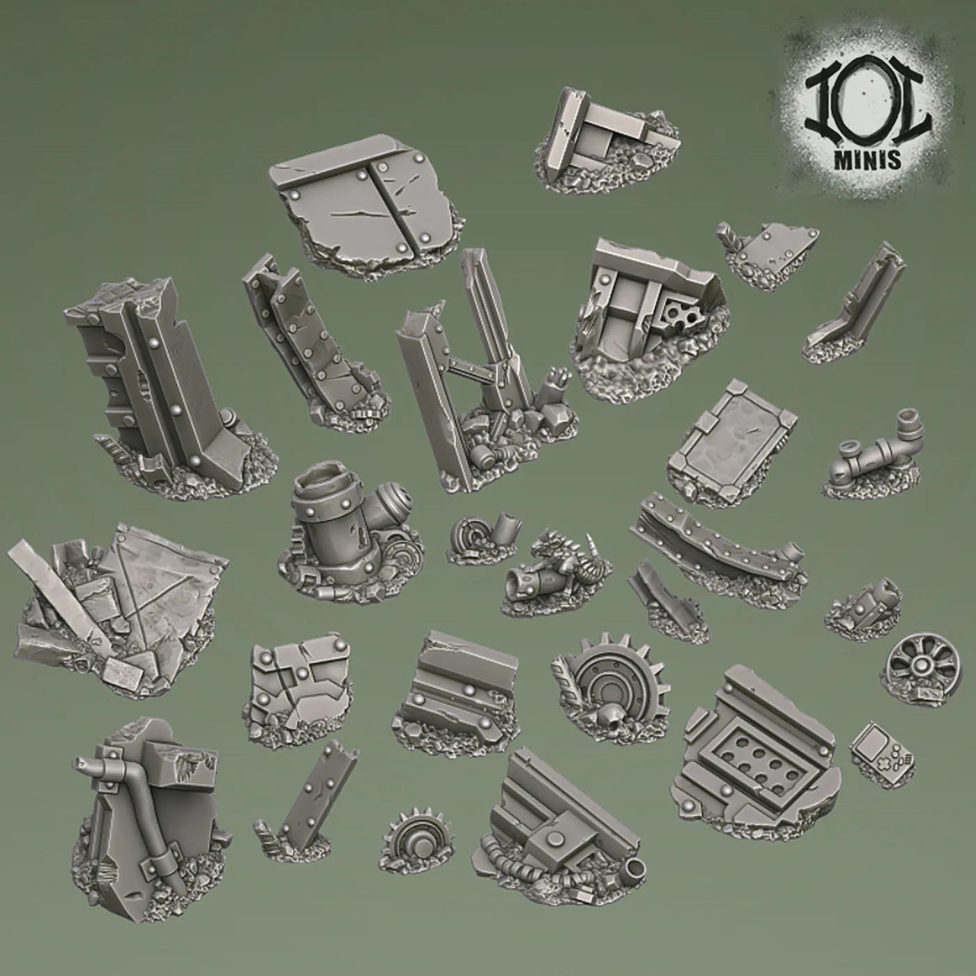 Wasteland Basetoppers set 5 Render