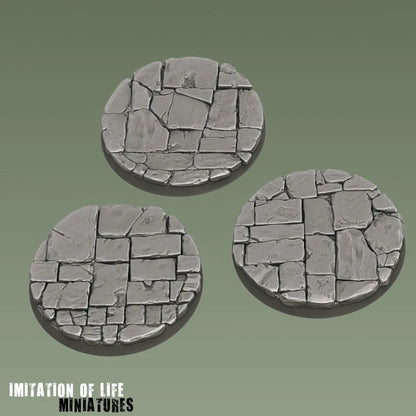 40mm Round Flagstone Bases
