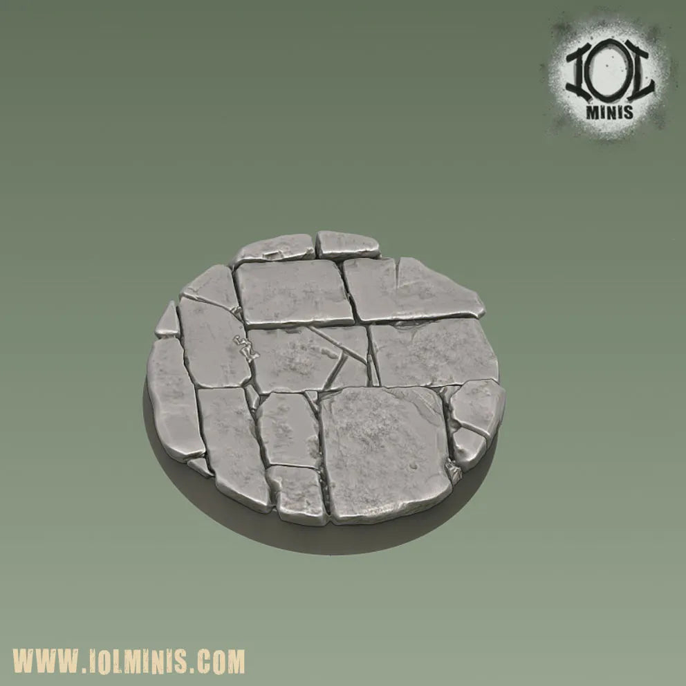 25mm Round Flagstone Bases