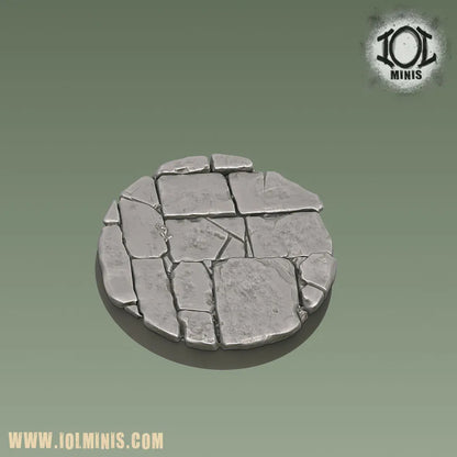 25mm Round Flagstone Bases