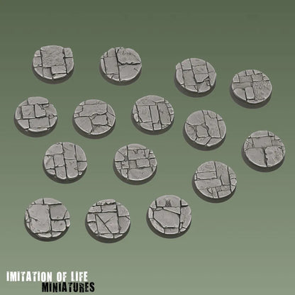 25mm Round Flagstone Bases