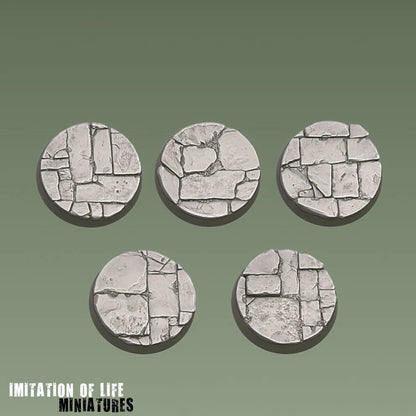 25mm Round Flagstone Bases