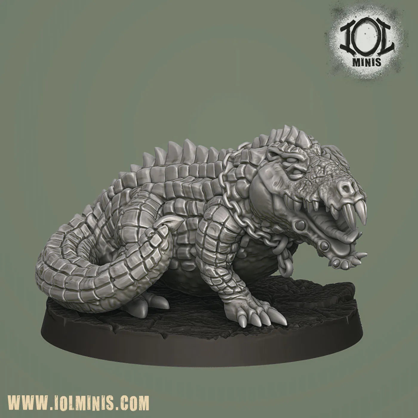 Mutant Crocodile and Handler