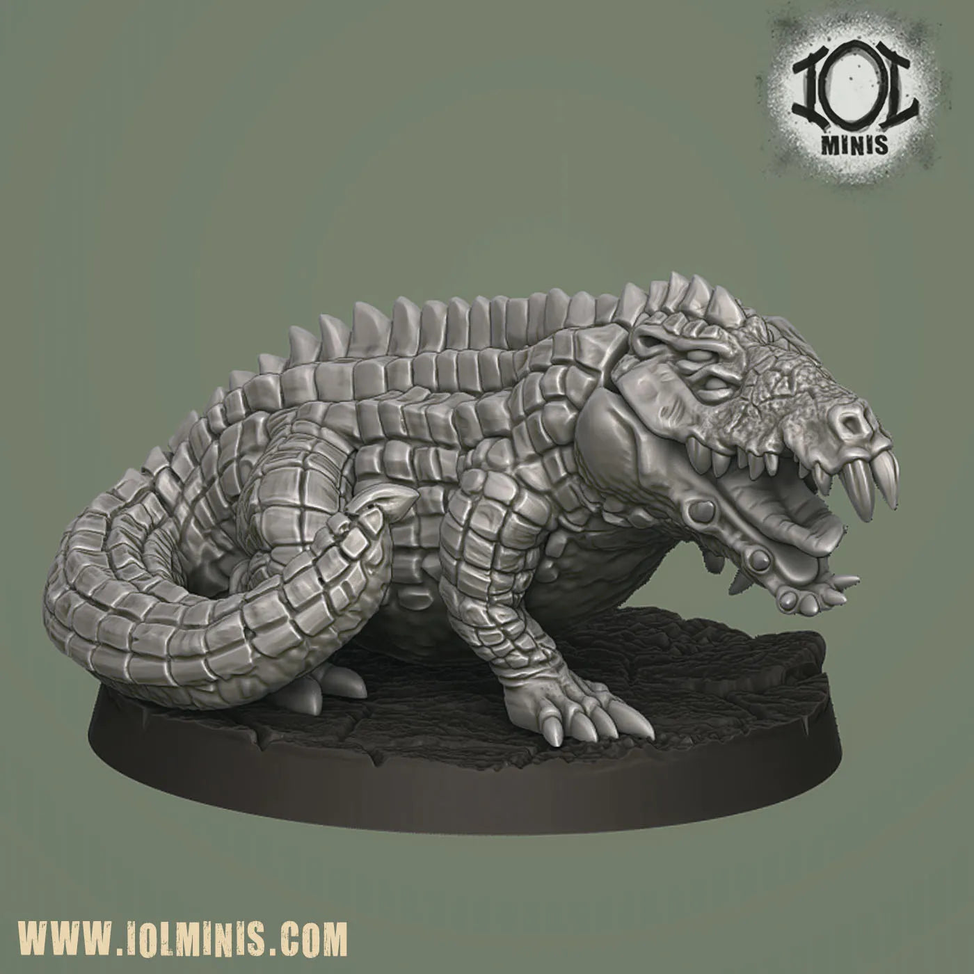 Mutant Crocodile and Handler