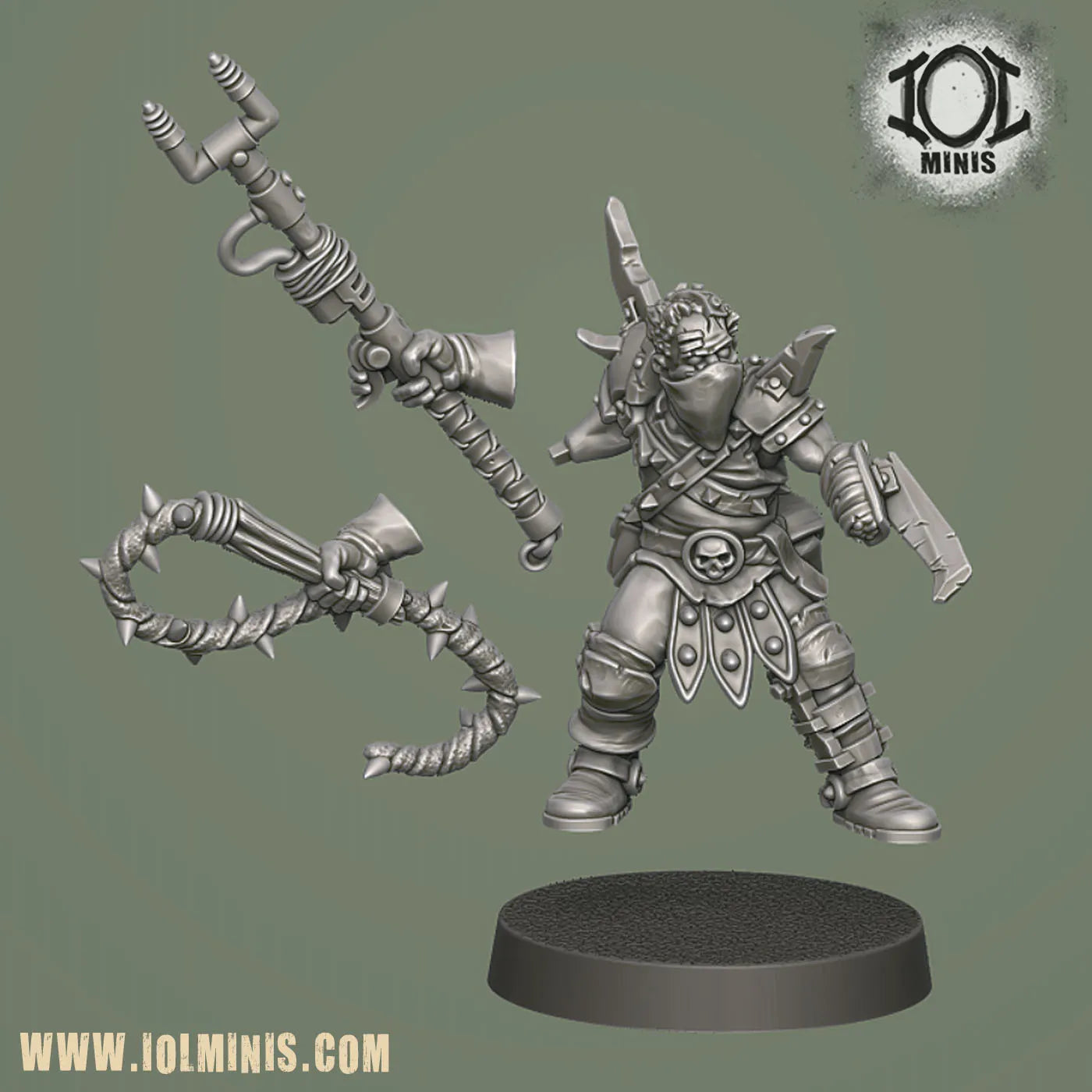 Mutant Crocodile and Handler