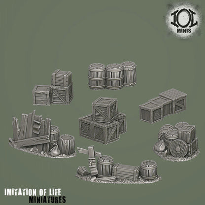 15mm Fantasy Ruined House Set 1 Render03