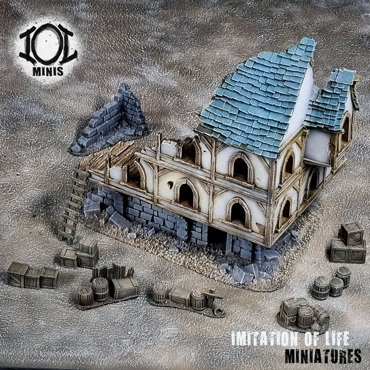 15mm_House_2_Painted