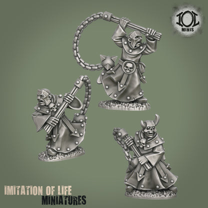 15mm Fantasy Cultists with Flails