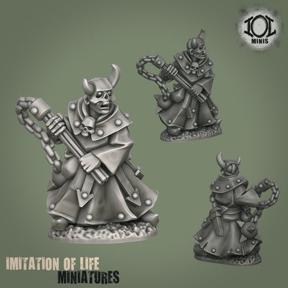 15mm Fantasy Cultists with Flails