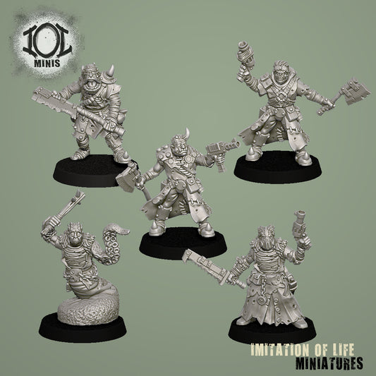 Mutants with Melee Weapons Set #1