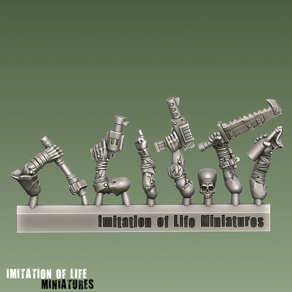 Mutant Melee Arms Sprue 1
