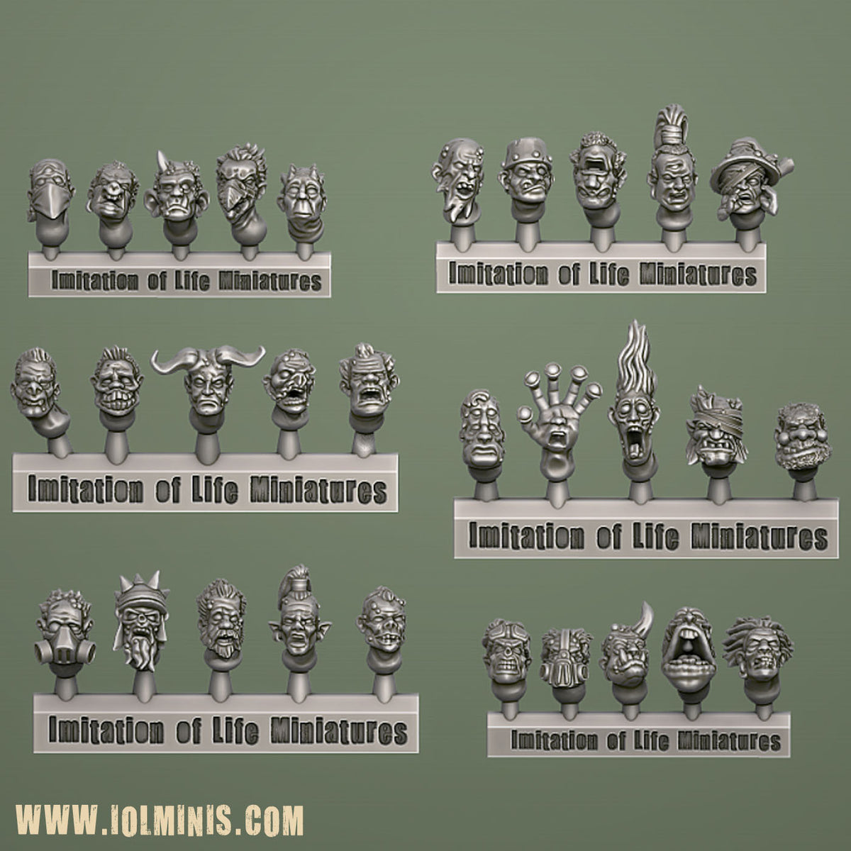 Mutant Head Sprues