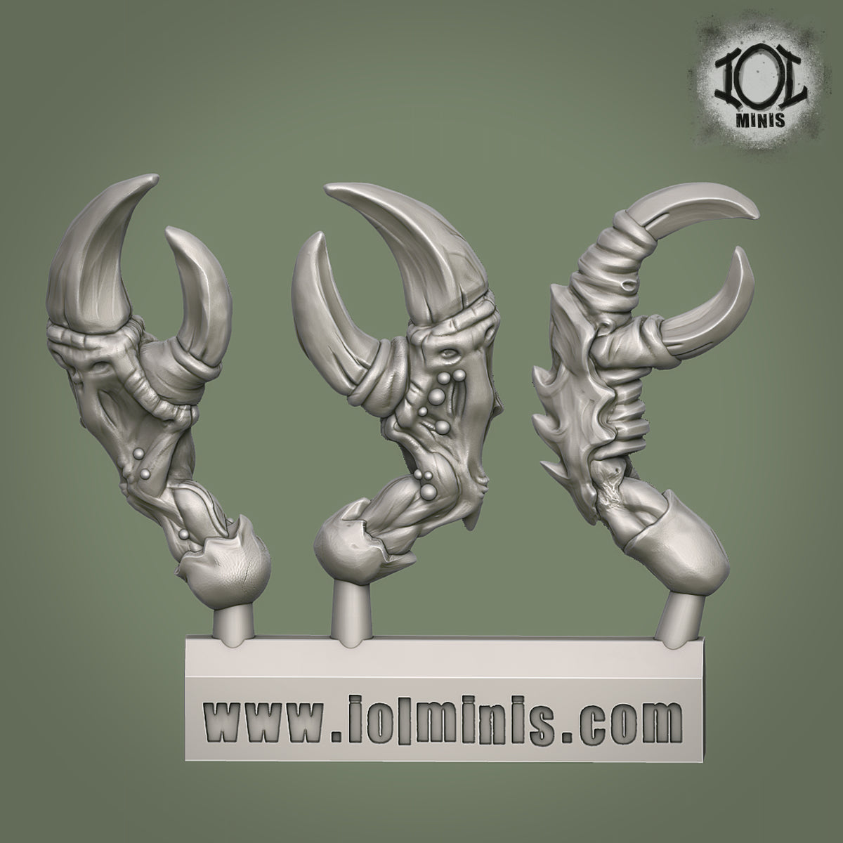 Mutant Claw Arms Sprue