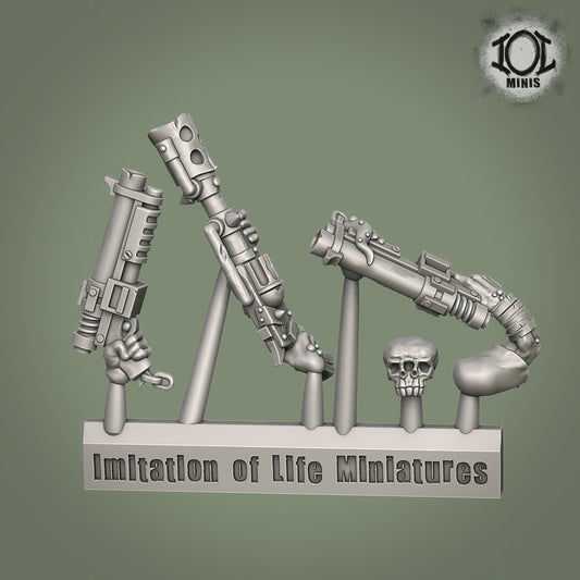 Mutant Gun Arms Sprue 3