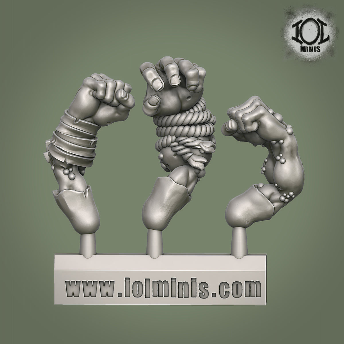 Mutant Power Fists Sprue