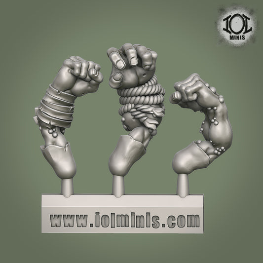 Mutant Power Fists Sprue